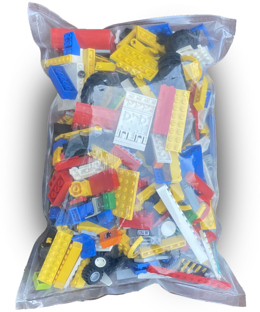 MIXED LEGO® BRICKS AND PIECES : SOLD BY THE KILO/POUND